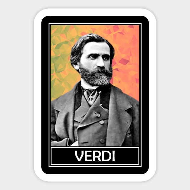 Giuseppe Verdi Sticker by TheMusicophile